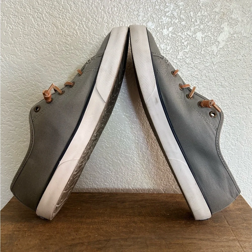 Sperry Grey Top Sider Shoes Sneakers. Size 9.5 - Picture 6 of 9